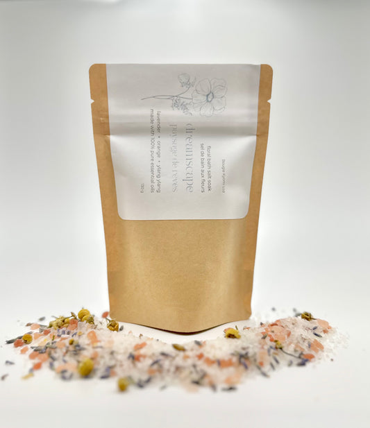 dreamscape floral bath salt soak